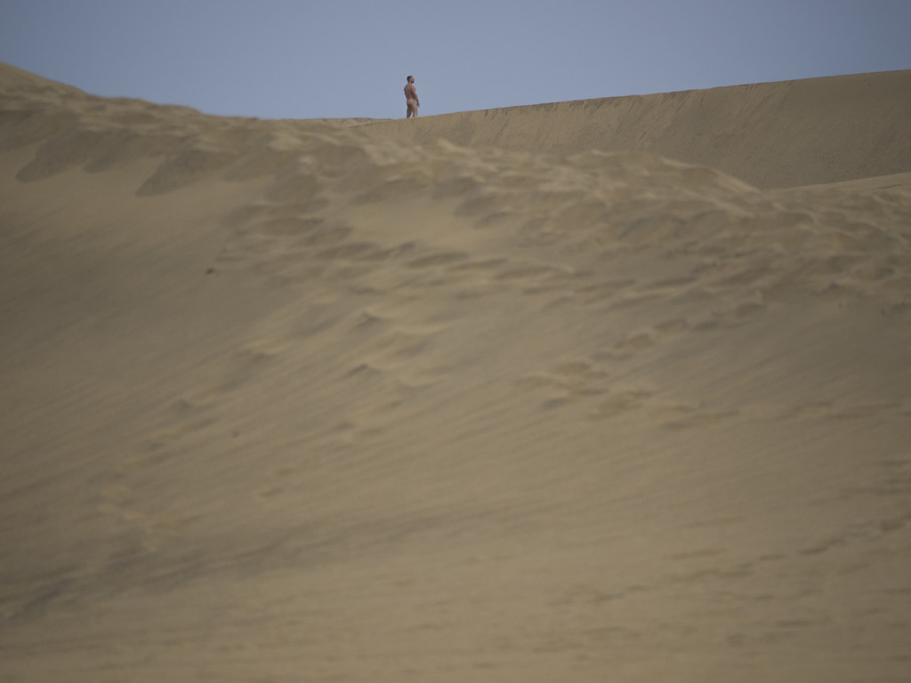 Sun Scorched Nakedness At The Maspalomas Sand Dunes Ch