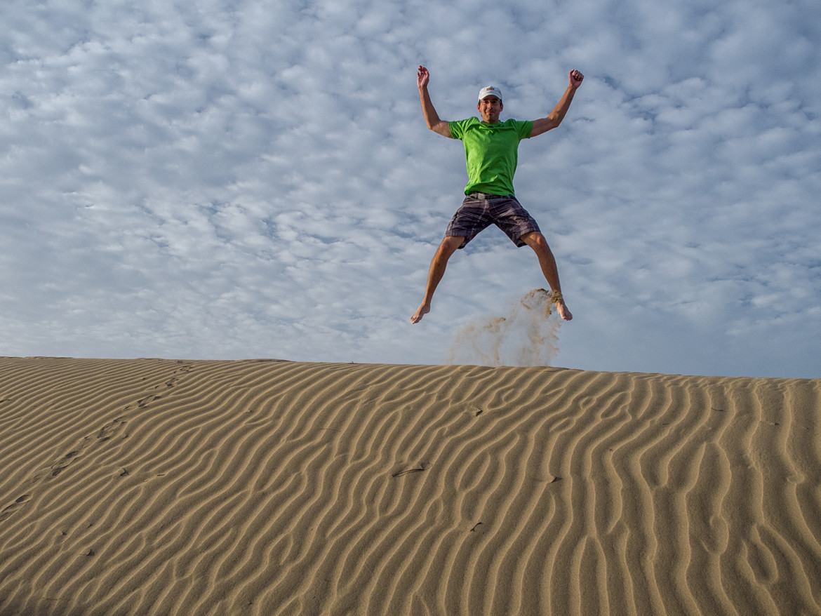 Sun Scorched Nakedness at the Maspalomas Sand Dunes Chasing Adventure Travel