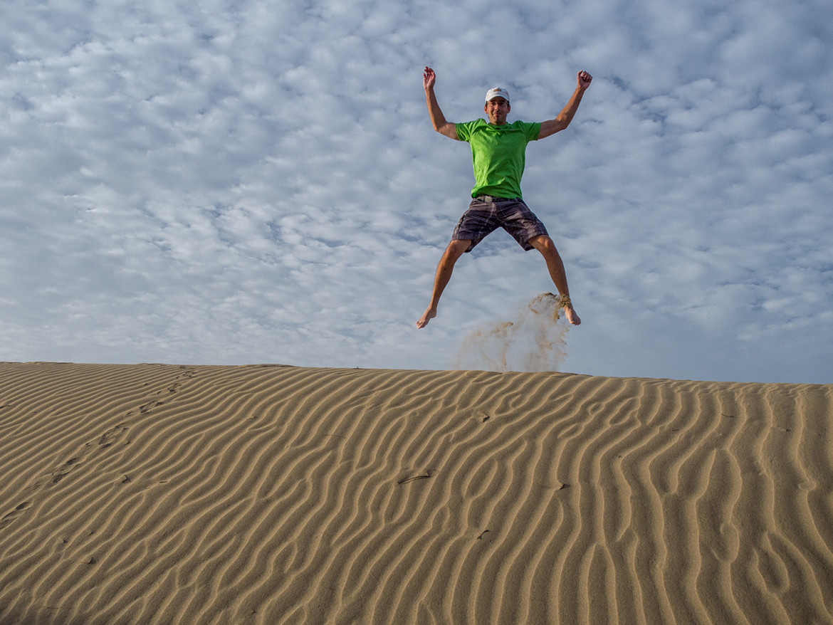 Sun Scorched Nakedness at the Maspalomas Sand Dunes Chasing Adventure Travel pic pic